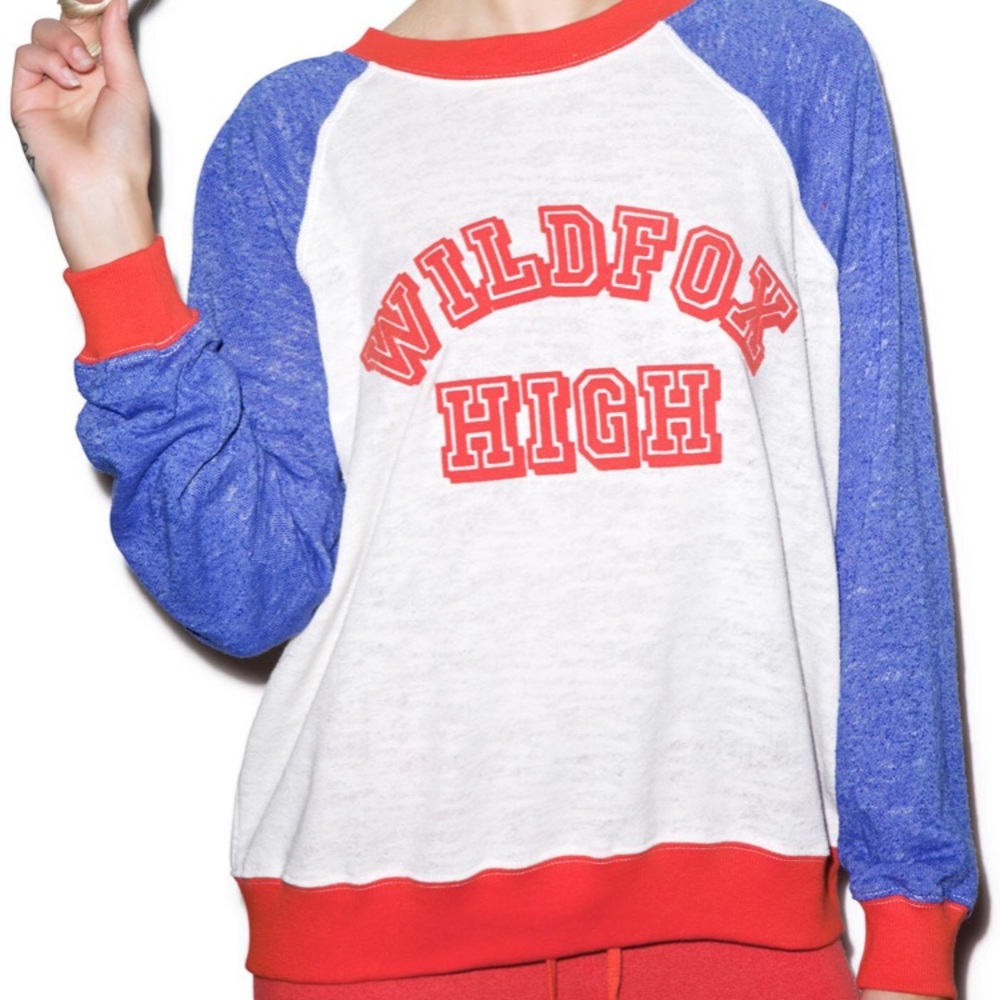 Wildfox long sleeve, lightweight sweatshirt